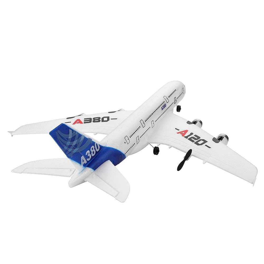 efaso RC Flugzeug A-120 ferngesteuertes Flugzeug aus robustem EPO-Material mit Stabilisierungssystem 3-Kanal Flugzeug ferngesteuert mit 2,4GHz Rc Passagierflugzeug (RC Flugzeug A-120)