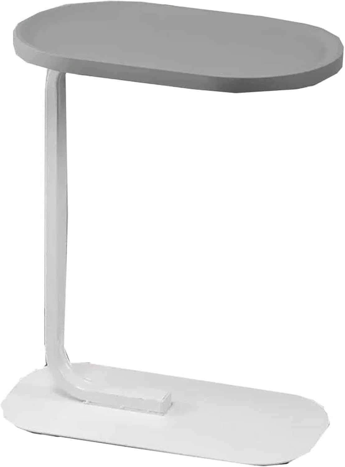 SXZenSpace Narrow Round Bedside Table with Flip Top Tray for Snacks & Drinks Perfect Accent Living Room or Bedroom Space Saving Design Stylish and Functional Furniture