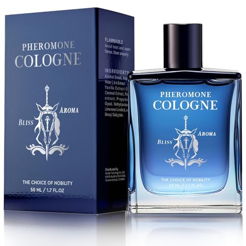 Pheromones Cologne for Men, Pheromones Perfumes Spray to Attract Women, Long-Lasting Fragrance Spray, Men's Perfumes for Dating, Night Out & Everyday Wear