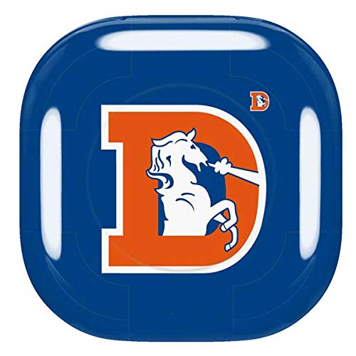 Skinit Decal Audio Skin Compatible with Samsung Galaxy Buds Pro - Officially Licensed NFL Denver Broncos Retro Logo Design