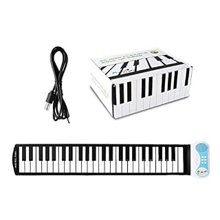KUANDARM Piano Pliant Main Roll Piano, 49 Touches Rechargeable Roll Up Piano Clavier avec pédale Soutien MIDI, Instruments de Musique pliants pour Enfants débutant Musique Jouets éducatifs débutant - Les Beatles, Paul McCartney, John Lennon, RIngo Starr, George Harrison KUANDARM Piano Pliant Main Roll Piano, 49 Touches Rechargeable Roll Up Piano Clavier avec pédale Soutien MIDI, Instruments de Musique pliants pour Enfants débutant Musique Jouets éducatifs débutant – Image 5