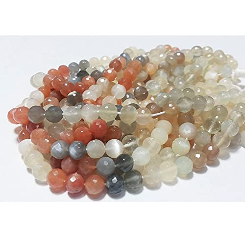 Perles pierres de lune multicolores 6mm pour créer vos bijoux bohèmes chic cet été