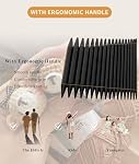 Interchangeable Circular Knitting Needle Set, 9 Pairs OfCircular Knitting Needle Set, 3 to 6mm Metal Knitting Needles Set with Ergonomic Handles and Storage Bag, for Weaving Projec