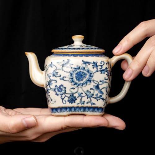 Tetera de cerámica para té con filtro miniatura 5
