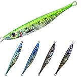 Cuoyuqie 5 pcs 10g 15g 20g 30g 40g Fast Sinking Jigs Long Casting Metal Jig Shore Jigging Lure Saltwater Fishing Bait (15g 1/2oz 5pcs)