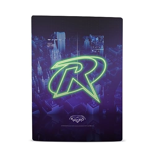 Plaque frontale autocollante Robin en vinyle pour Sony PS5 Digital