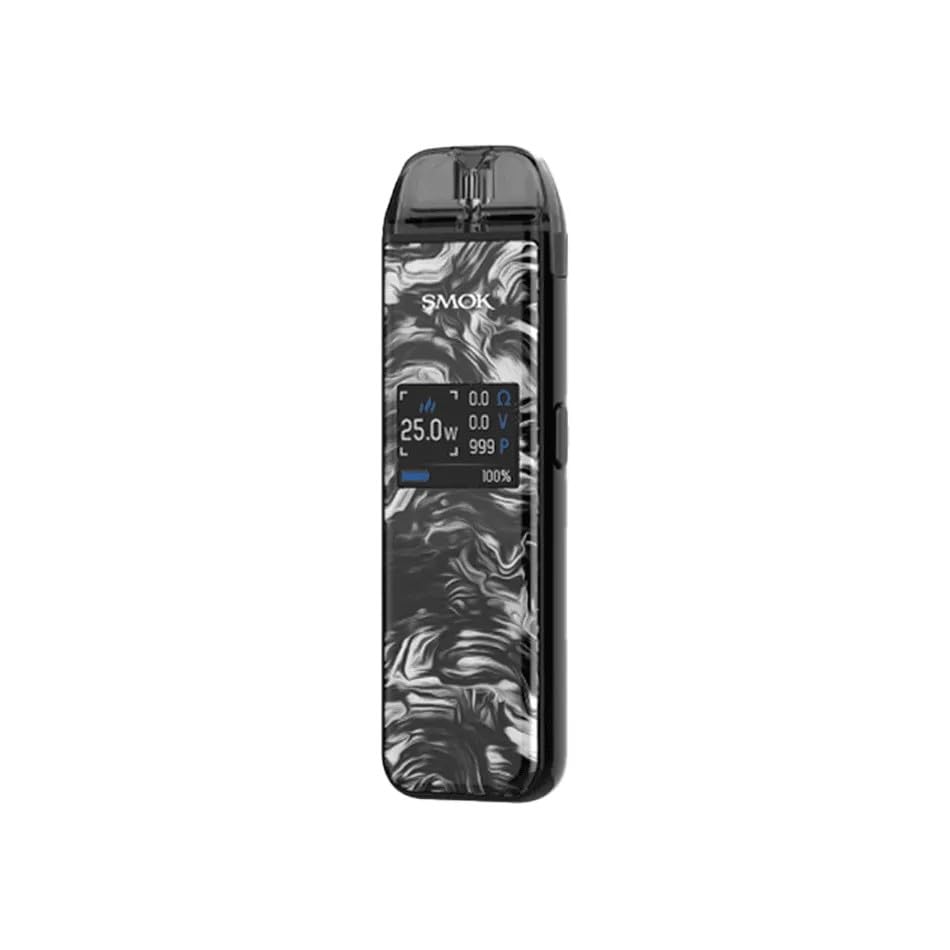 Smok POZZ Vape Pod Kit - Elegant Design 25W Adjustable Power Smart Protection All-Day Vaping 2ml TBD - No Nicotine (Black Plating)