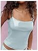 SOLY HUX Women's Glitter Sequin Cami Tops Spaghett... #2