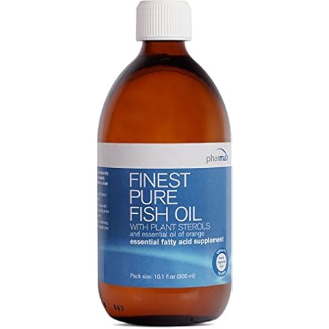 Pharmax Finest Pure Fish Oil | with Plant Sterols and Essential Oil of Orange to Support Optimal Cardiovascular Health | 10.1 fl. oz. Cover