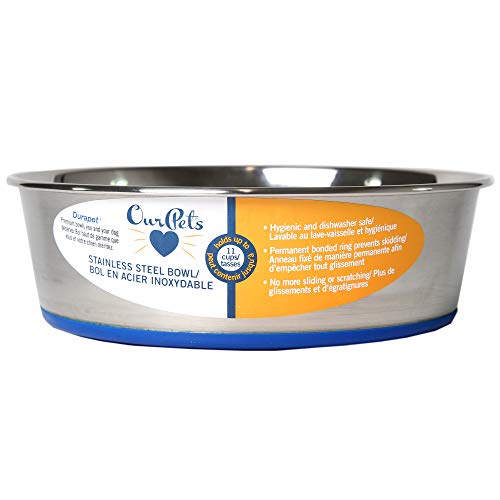 Ourpets Durapet Premium Dishwasher Safe Stainless Steel Dog Bowl For Food Or Water [Multiple Sizes For Small To Large Dogs] Extra Large (11 Cups) #TOP15