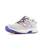 New Balance Women's 410 V8 Trail Running Shoe, Grey Matter/Marine Blue/Scorpio, 6