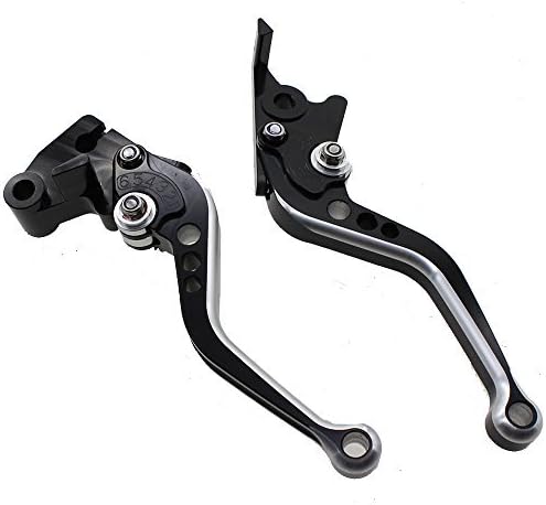 Miniatura 3 de FXCNC Palancas de embrague de freno de doble color para motocicleta compatibles con HAYABUSA GSXR1300 99-07, DL1000V-STROM 02-2020, SV1000S 03-07,