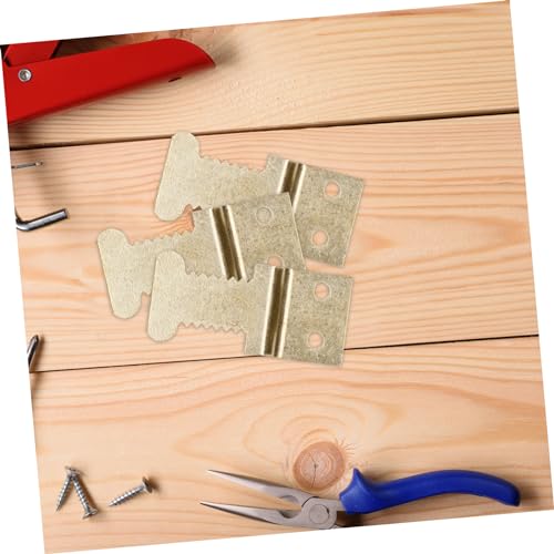 Image of Elegant Metal Frame Hooks 25pcs Heavy Duty Picture Hangers Photo Frame Hanging Hardware for Home