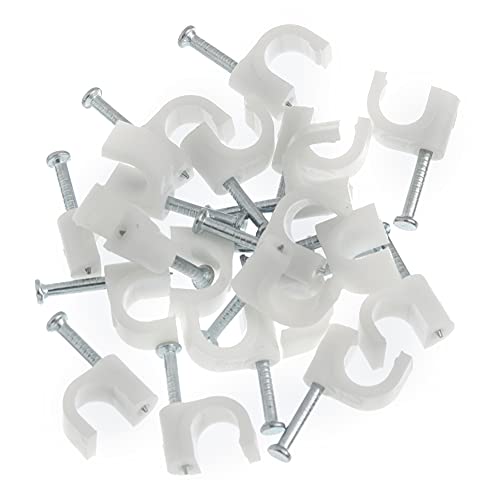 BemFixa Fixa Cabo Coaxial 06Mm - Cartela C/20Unid, PRETA