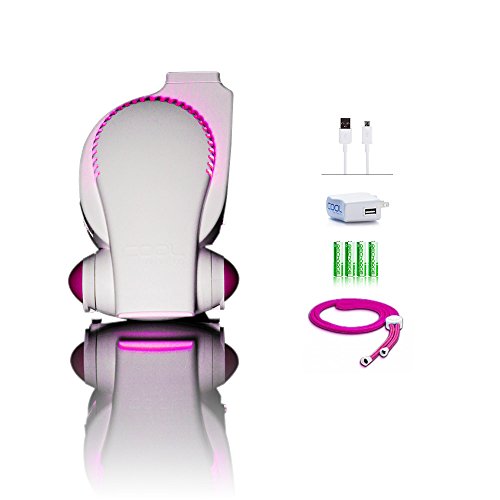 Cool On The Go Rechargeable Fan with LED Lights - Baby Stroller Fan/Desk Fan/Travel Fan/Personal Fan - Includes Charger & High Performance Batteries - ECO Friendly Mini Portable Fan with USB Functions Cool On The Go Rechargeable Fan with LED Lights - Baby Stroller Fan/Desk Fan/Travel Fan/Personal Fan - Includes Charger & High Performance Batteries - ECO Friendly Mini Portable Fan with USB Functions