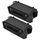 Bloki dekoracyjne zderzaka motocykla, Qiilu 2 szt. Os?ona silnika motocykla Os?ona zderzaka Blok dekoracyjny 25mm Pasek awaryjny dla F800GS F700GS F650GS (czarny