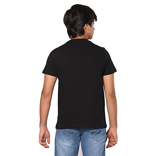 Image of TeenTrums Teenagers Boys Tshirt 100% Cotton Casual Wear Round Neck Half Sleeve Cool Graphic Printed T-Shirt for Boys