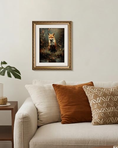 Décoration murale renard au bord de l'eau 33x40 cm - 5