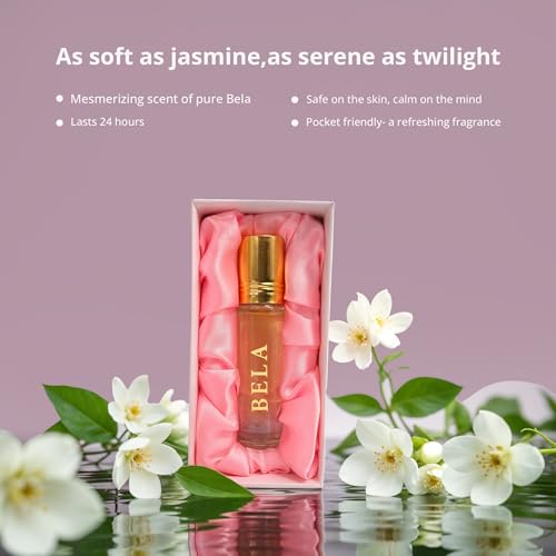 Image of Tatha Premium Bela Attar Original| 100% Natural & Alcohol-Free Bela /Jasmine Perfume Attar for Women & Men Long Lasting| Stress-Relief, Romantic Scent| Ideal Gift |10ML Pack