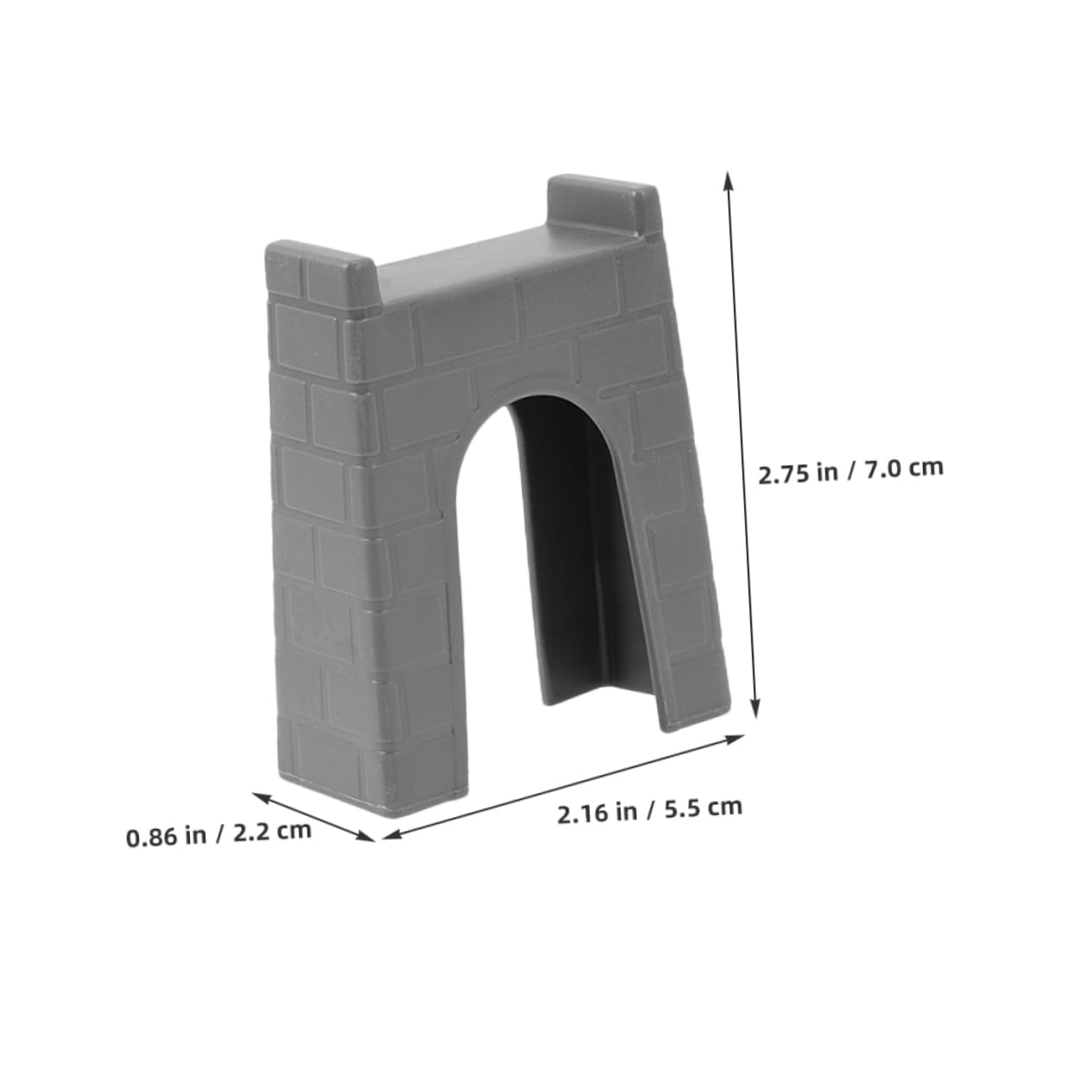 Modèle de Pont pour Jeux 6 Pièces en Plastique, Support de Pilier Ferroviaire Résistant et Sécurisé pour Accessoires de Rails de Train