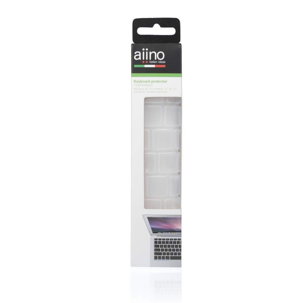 Aiino Copritastiera Keyboard protettore per Apple MacBook Air/Pro/Retina etc., Trasparente