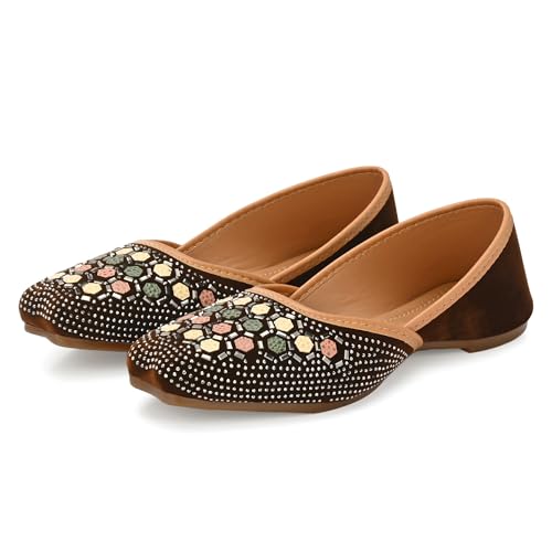 Image of Flavia Womens Flv07 Ballet Flat | Ethnic Shoes | Wedding Footwear | Fashionably Stylish for Everyday wear