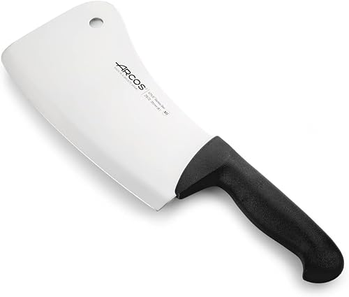 Miniatura 6 de ARCOS Cuchillo de carnicero de acero inoxidable nitrum de 9 pulgadas y hoja de 9.449 in. Cuchillo de carnicero profesional. Mango ergonómico de