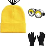 ハロウィン コスプレ 子供 帽子 ゴーグル 手袋 3点セット ハロウィン 仮装 コスプレ グッズ 男女兼用 子供 大人 クリスマス パーティー イベント [並行輸入品]