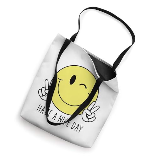 Bolso Tote Have A Nice Day Winking Smile Face miniatura 2