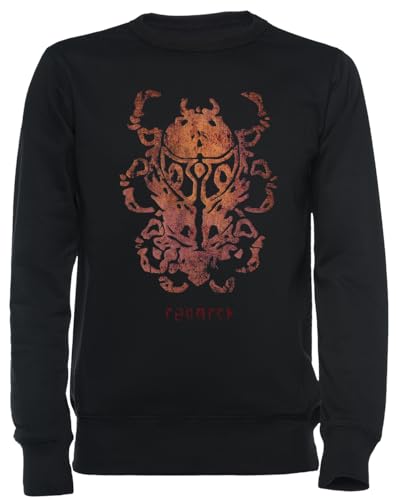 Sweat noir Maison Rédoran unisexe coupe droite anti-pilling