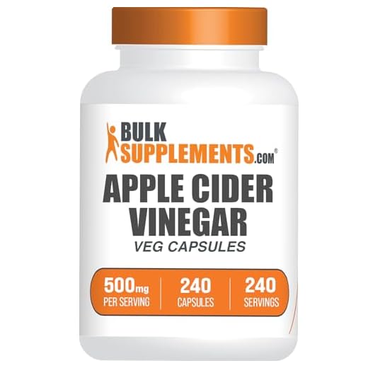BULKSUPPLEMENTS.COM Apple Cider Vinegar Capsules - ACV Pills for Digestive & Heart Support - Soy Free - 3 Capsules per Serving - 3-Month Supply (270 Capsules)