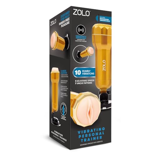 Zolo Zolo Stroker Vibrant Montable Gold 28 cm