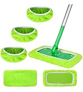 Amazon.com: ZHAYAO Reusable Microfiber Mop Pads Compatible with