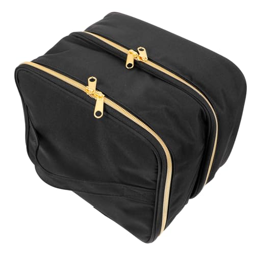 Organisateur de vernis à ongles double couche portable pour maquillage et manucure à la maison