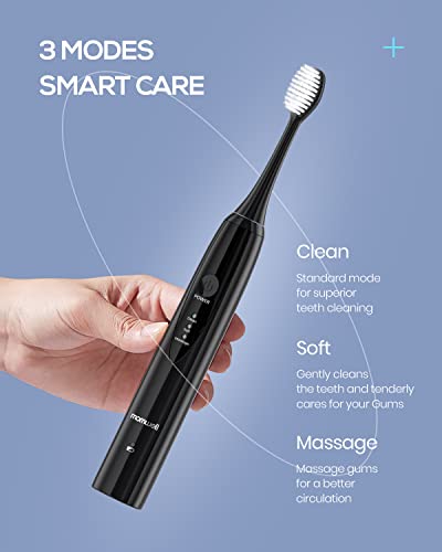 Mornwell Sonic Electric Toothbrush, Whitening Electric Toothbrush 3 Modes With Smart Timers Usb Inductive Charging For Adults And Kids, Clean Teeth, Massage Gum, Whitening Teeth #TOP2