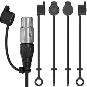 Cozy XLR-Kabelkappen, 5 Stück