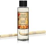 Urban Naturals Pumpkin Brulee Reed Diffuser Refill Oil | Autumn & Winter Home Scent | Creamy Pumpkin