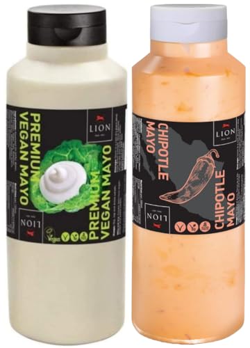 Lion VEGAN Bundle - Chipotle Mayo & Mayonnaise - 2 x 1ltr