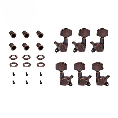 WNWN 3R3L Vintage 1 Set Guitar String Tuning Tuning Touches Touches Bronze pour Pièces De Guitare Électrique/Acoustique… - Les Beatles, Paul McCartney, John Lennon, RIngo Starr, George Harrison WNWN 3R3L Vintage 1 Set Guitar String Tuning Tuning Touches Touches Bronze pour Pièces De Guitare Électrique/Acoustique…