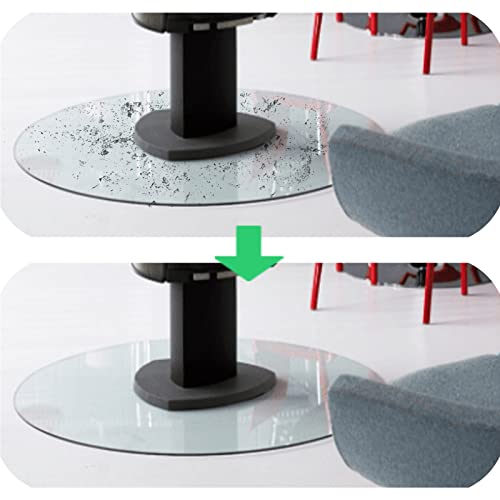 Silikon-Dichtlippe für Glasbodenplatte/Ofenplatte/Bodenplatte/Kaminplatte, transparent, 6 mm x 1 mm, superdünn und nahtlos (3m)