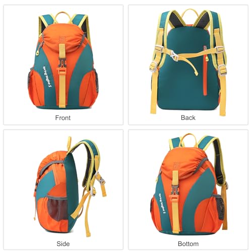 Mochila de senderismo impermeable 5L ligera naranja miniatura 6