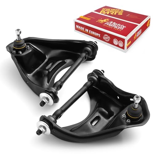 Metrix Premium Chassis Parts - Front Left & Right Upper Control Arm w Ball Joint & Bushing Assembly Kit Fits 82-87 Buick Regal, 95-05 Chevrolet Blazer RWD, 83-91 GMC S15 Jimmy, RK620261, RK620260