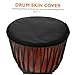 Abaodam Djembe Drum Skin Cover Grime Resistant Protective Drum Cover for Silent Practice Damp Protection User Friendly Design Tailored Fit