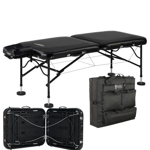 Master Massage Stratomaster Ultralight Portable Massage Table, Black, 30 Inch