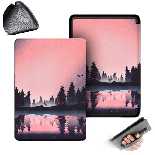 Sakenitly Case for Kindle Paperwhite 12th Gen 2024 and Kindle Colorsoft Signature Edition 2024, 7" Soft Shell Cover with Auto Sl