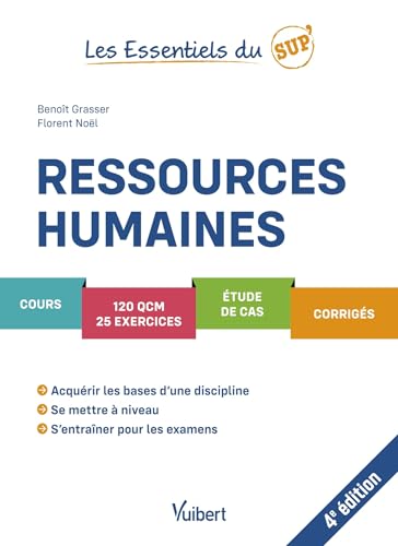 livre Ressources humaines: Cours - QCM - Exercices - Étude de cas - Corrigés