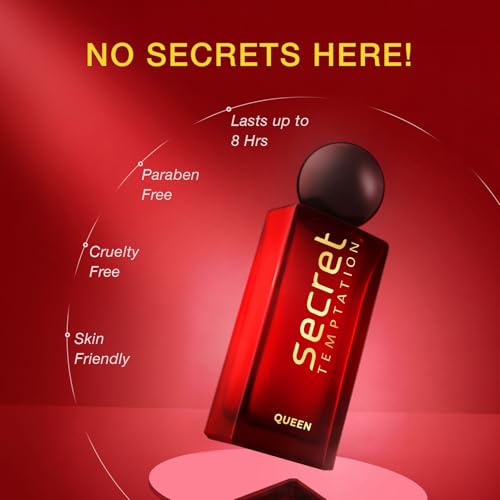 Image of Secret Temptation Queen Perfume for Women, 100ml | Long-Lasting Luxury Fragrance | Bold & Regal Scent |Gift for Women | Elegant & Empowering Perfume for Girls |