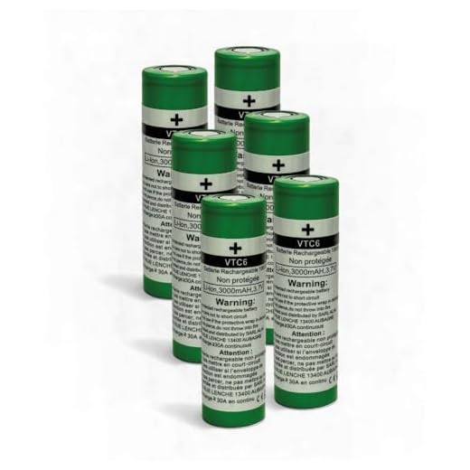 Pack de 6 Accumulateurs Lithium-Ion