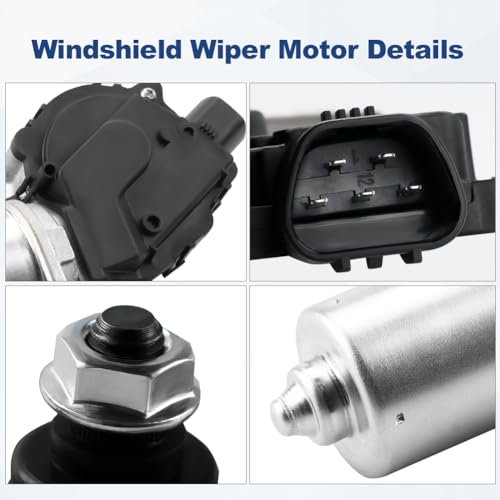 Image of Front Windshield Wiper Motor Compatible with Toyota Avalon Camry