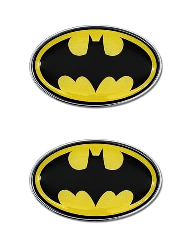 Elektroplate Officially Licensed Mini OEM Chrome DC Comics Batman Emblems